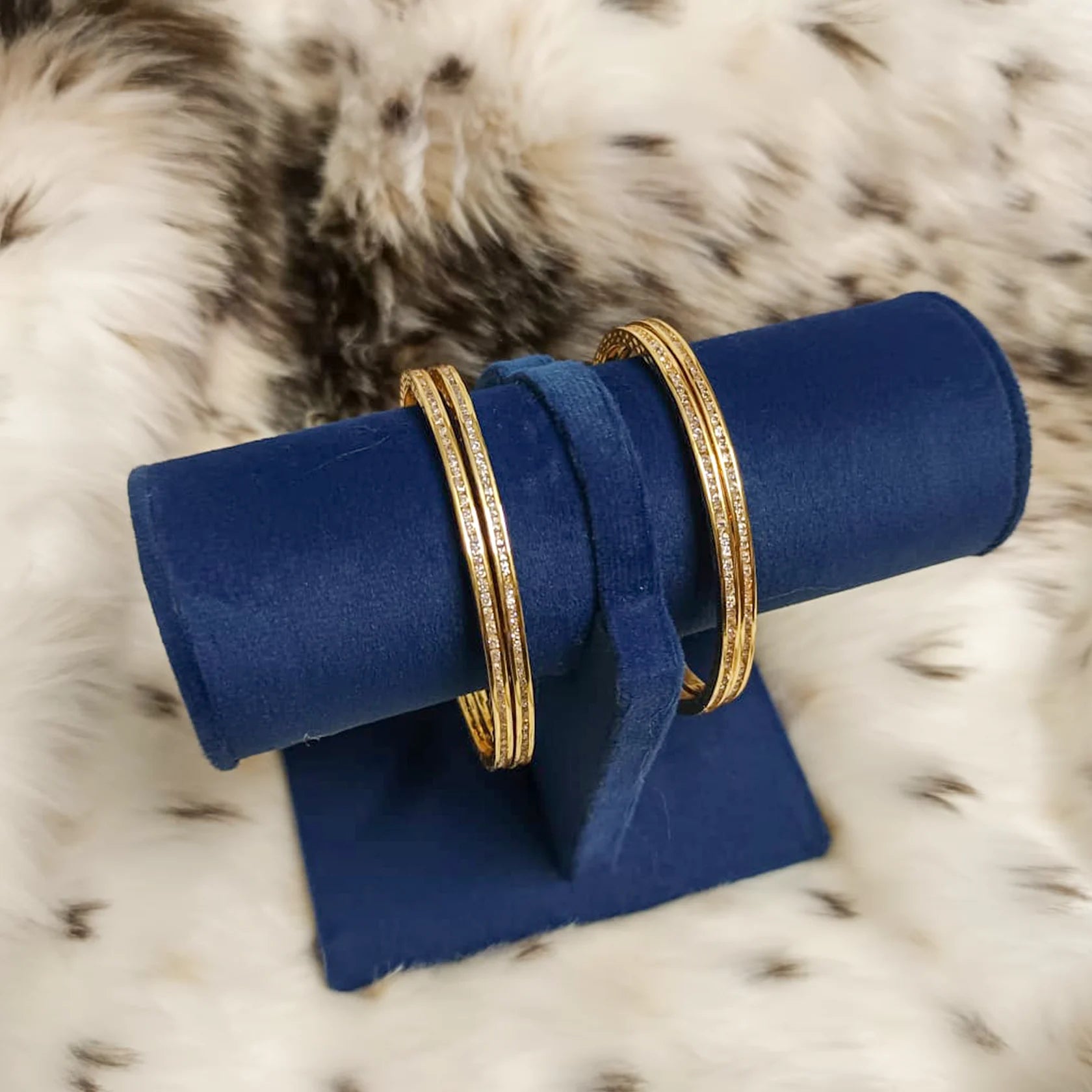 Real-Gold-Look-Cz-Kangan-Set-Of-4-Size-2-8