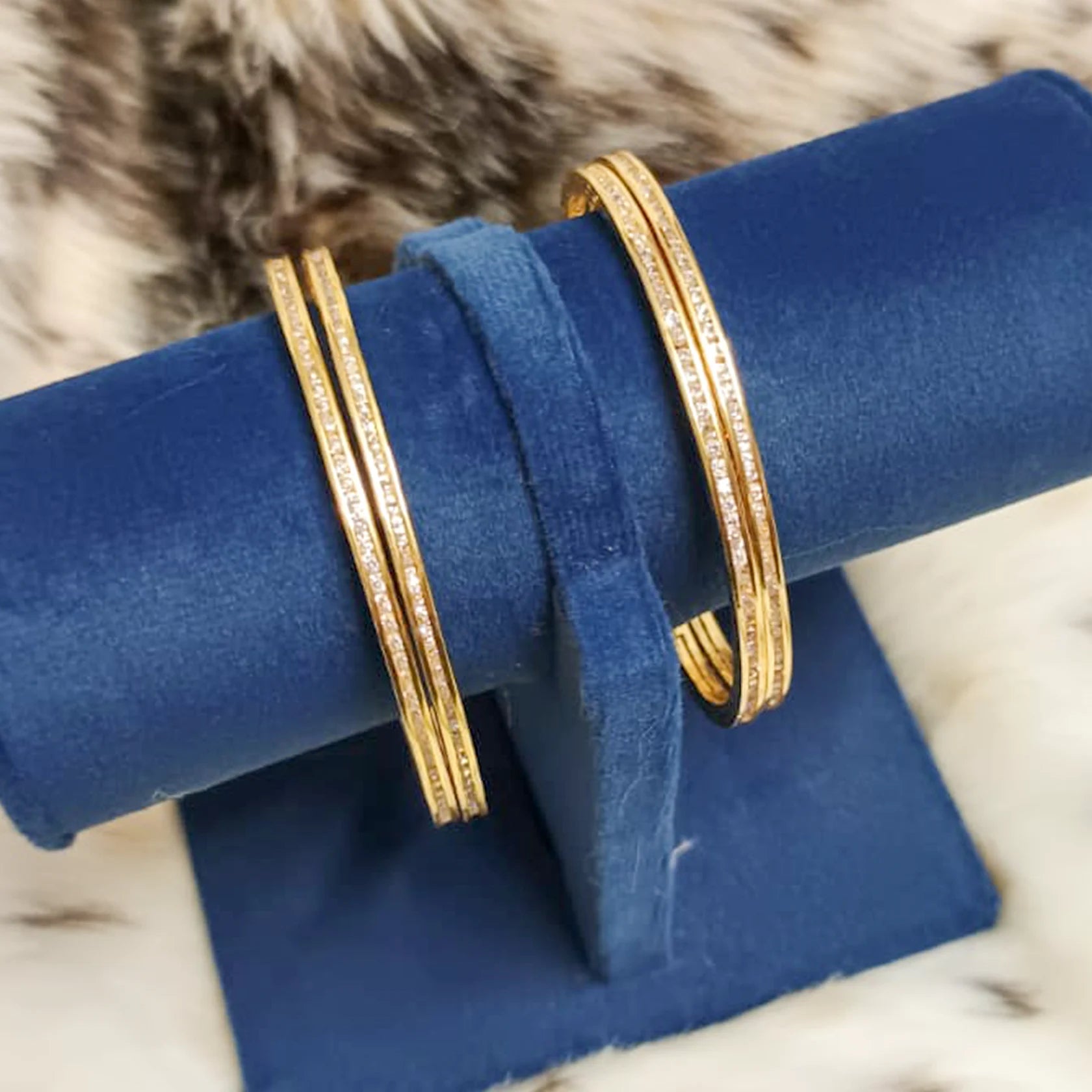 Real-Gold-Look-Cz-Kangan-Set-Of-4-Size-2-8