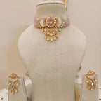 Tyaani-Kundan-Onyx-Beads-Premium-Quality-Choker-Set