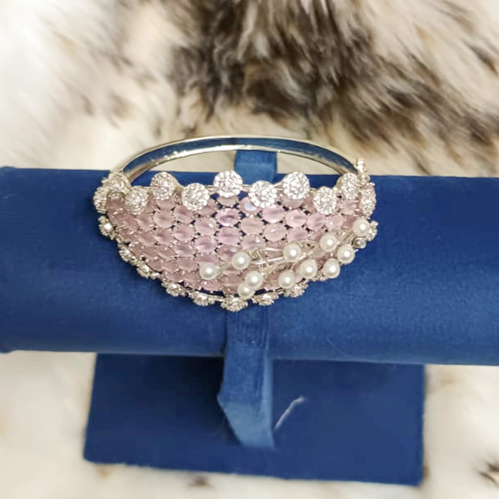 Beautiful-Cz-Silver-Alloy-Adjustable-Bracelet