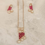 Tyaani-Kundan-With-Ruby-Premium-Quality-Real-Look-Pendant-Set