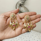 Antique-Gold-Polki-Chandbali-1