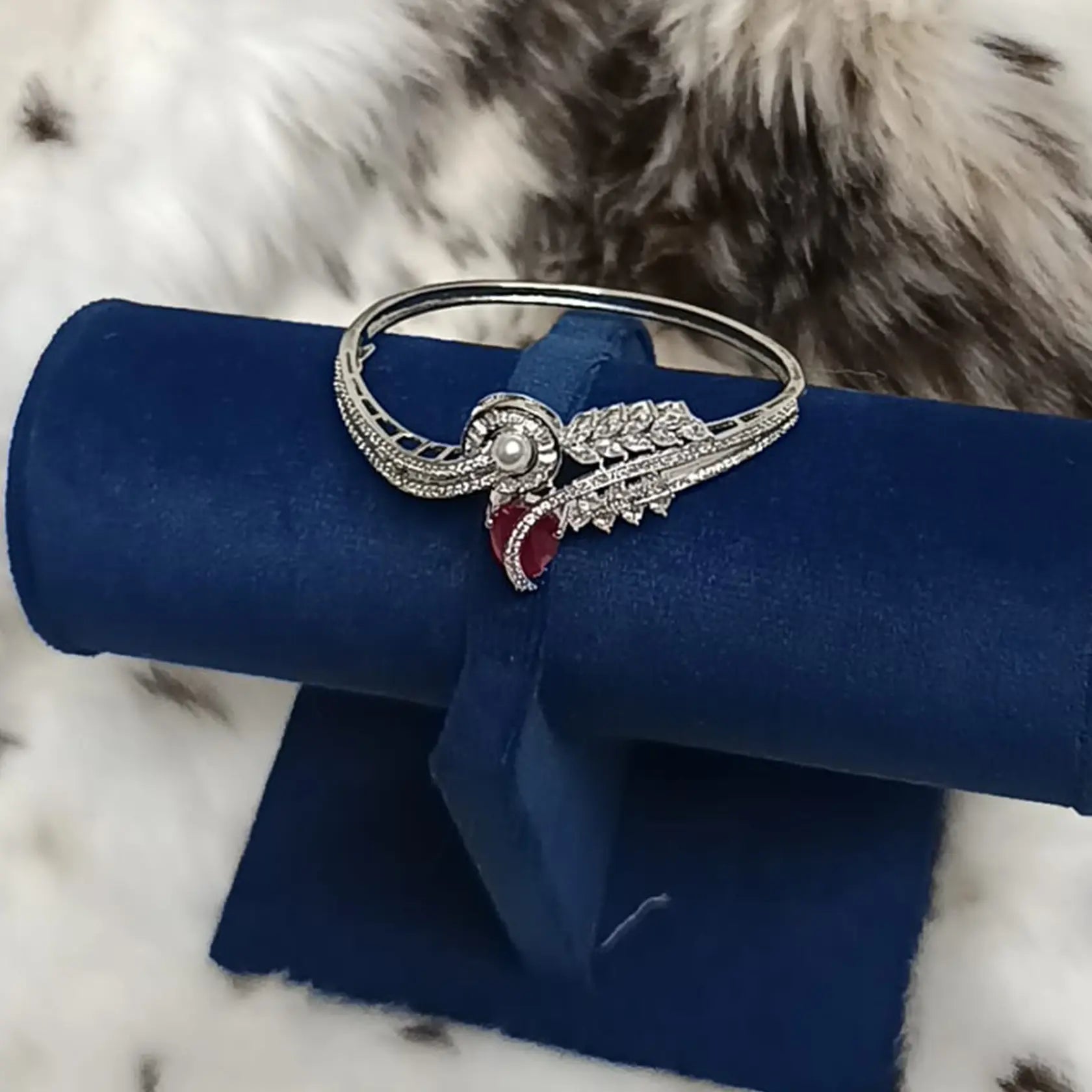 Beautiful-Ad-Ruby-Cz-Adjustable-Bracelet