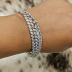 Z-Silver-Alloy-Adjustable-Ad-Bracelet