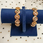 Antique-Gold-Polki-Kundan-Bracelet-Pair