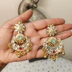 Real-Kundan-Polki-Chandbali-Earrings
