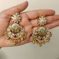 Real-Kundan-Polki-Chandbali-Earrings