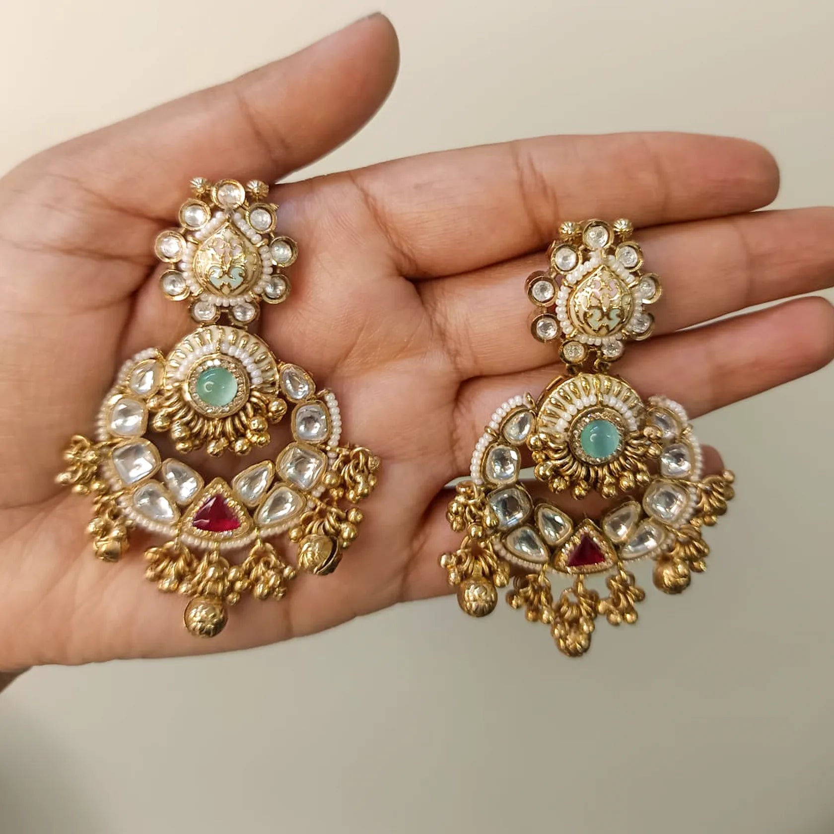 Real-Kundan-Polki-Chandbali-Earrings