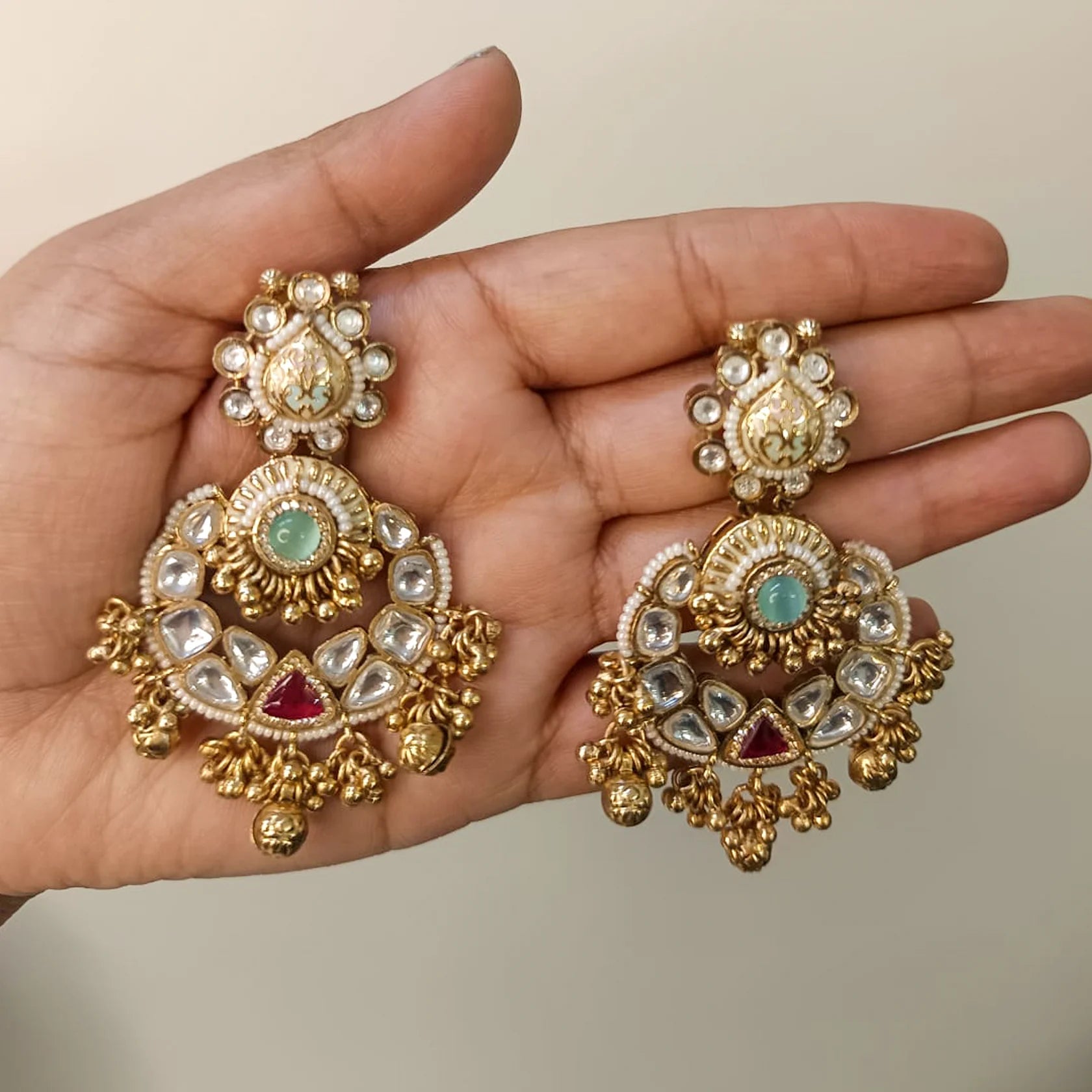 Real-Kundan-Polki-Chandbali-Earrings