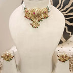 Jadau-Real-Look-Gold-Choker-Set-1