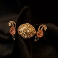 Kundan-Double-Finger-Adjustable-Ring-Premium-Real-Look