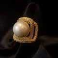 Pearl-With-Diamond-Adjustable-Ring-Premium-Quality