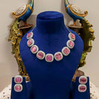 Silver-Alloy-Cz-Stone-Premium-Quality-Necklace-Set-With-Doublet-Stone-1