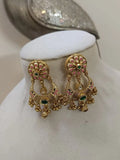 Antique-Gold-Polki-Chandbali