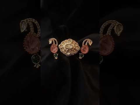 Kundan-Double-Finger-Adjustable-Ring-Premium-Real-Look