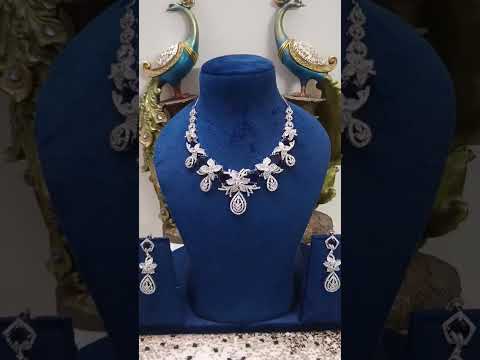 Silver-Alloy-Cz-Stone-Premium-Quality-Necklace-Set-1