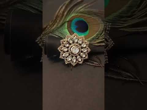 Kundan-Adjustable-Diamond-Ring