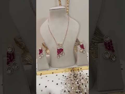 Tyaani-Kundan-With-Ruby-Premium-Quality-Real-Look-Pendant-Set