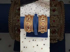 Real-Gold-Look-Antique-Polish-Polki-Adjustable-Kangan
